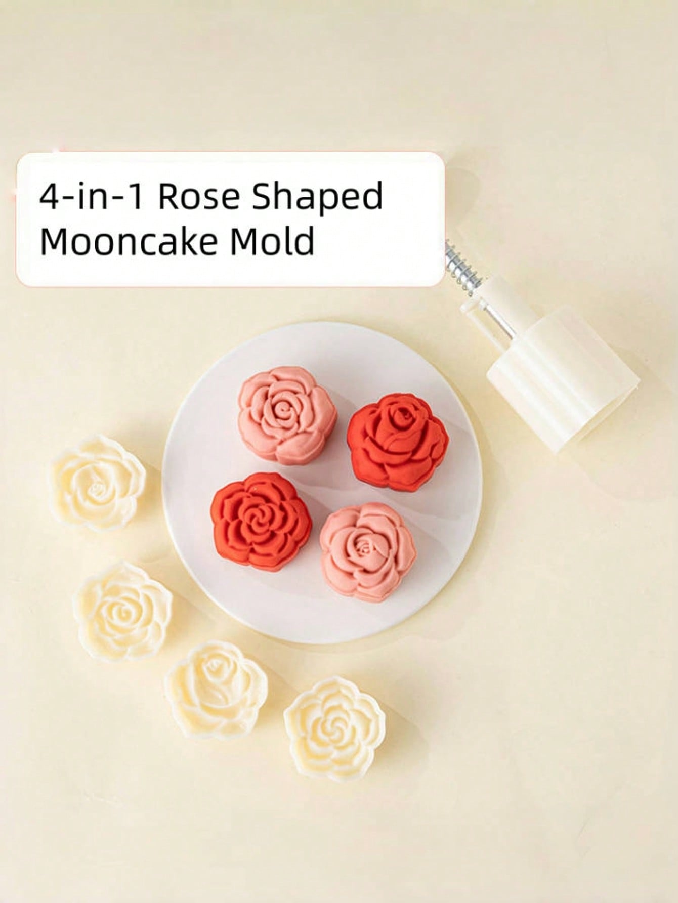 Rose Shaped Mooncake Mold Setw - Home Cooking Asian recension och pris
