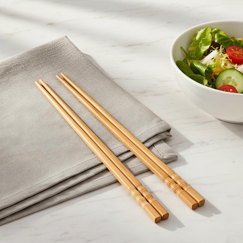 New 1 Pair Natural Bamboo Chop - Home Cooking Asian recension och pris