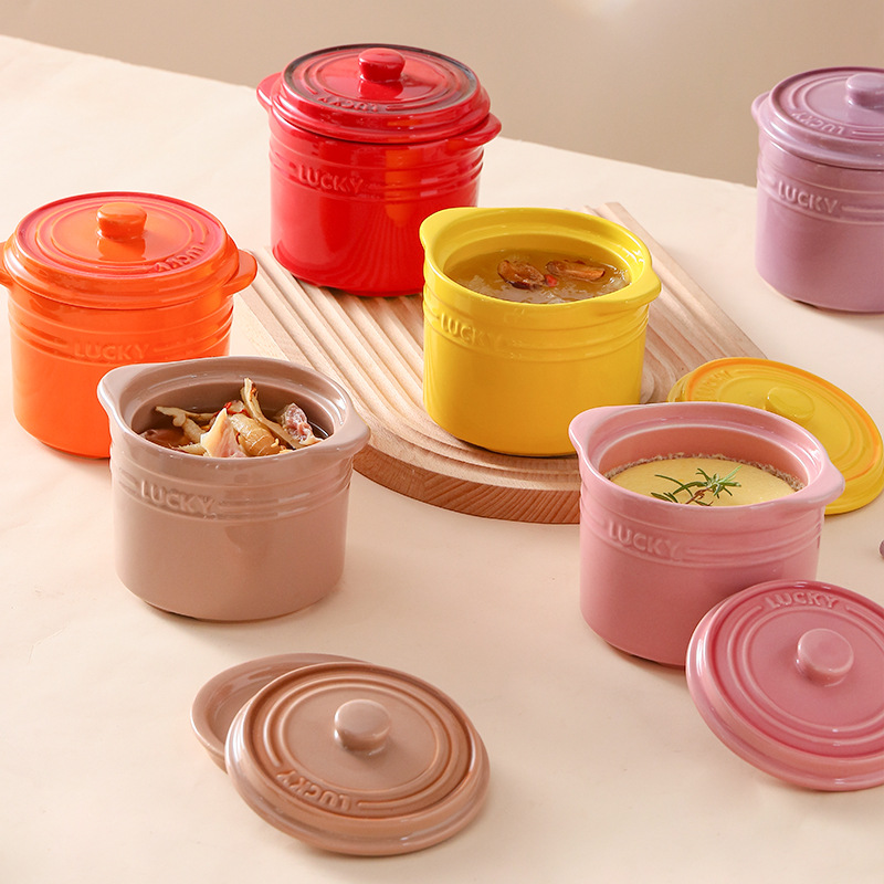 Double Lid Ceramic Bowl,Bird's - Home Cooking Help recension och pris