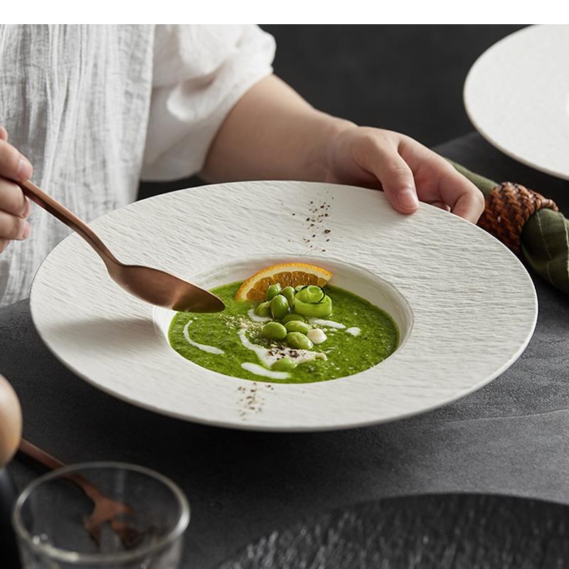 Ceramic Pasta Steak Plate Roun - Home Cooking Dishes recension och pris