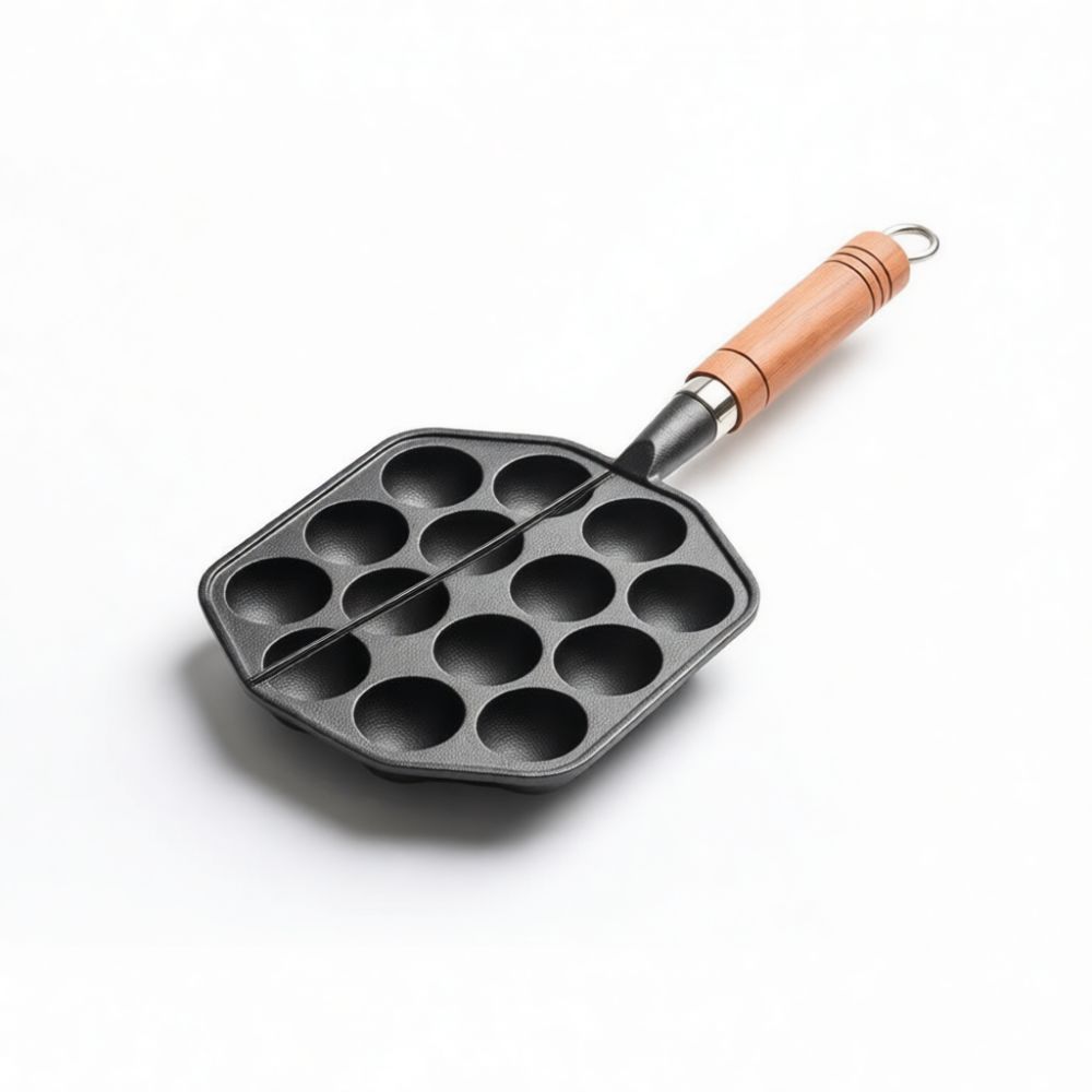 Cast Iron Takoyaki Maker Pan R - Home Cooking Asian recension och pris