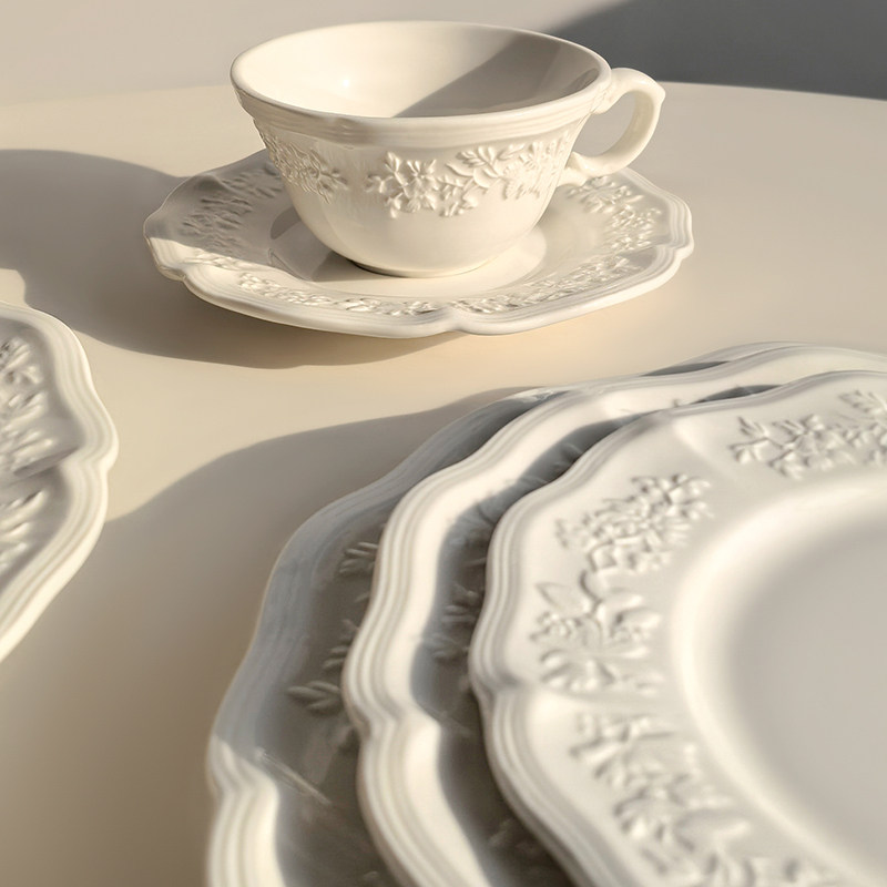 Alice Relief Ceramic Tableware - Home Cooking Dishes recension och pris